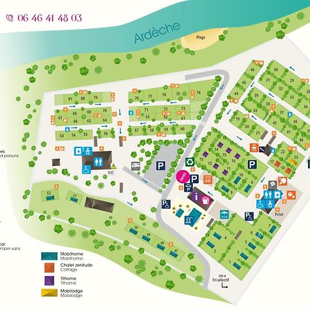 Camping Le Coin Charmant Chauzon Ngoại thất bức ảnh